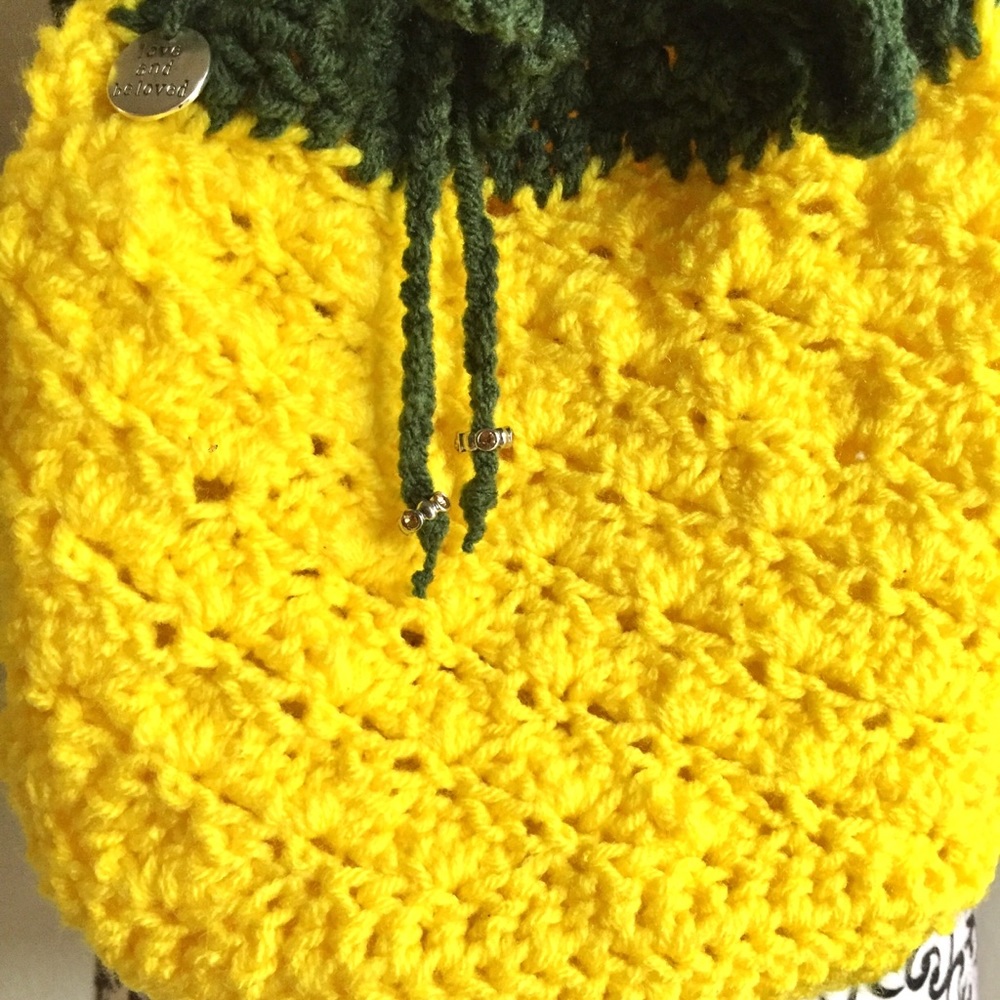 Crochet pineapple backpack - Picture 3 of 4